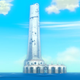 Visible from every corner of the Great Sea, the Tower of the Gods. Stop sniggering at the back, it DOESN’T look like a cock-and-balls from a distance.